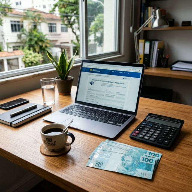 Declaração de Imposto de Renda e dinheiro brasileiro